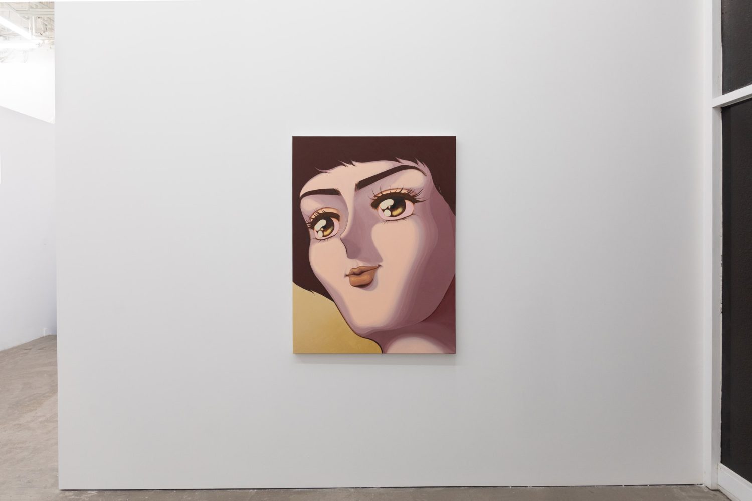 Julien Ceccaldi, Golden Child, 2026, Acrylic on canvas, 48" x 36" x 1.5", courtesy of COOPER COLE